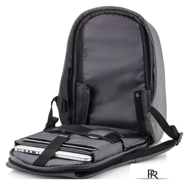 Городской рюкзак XD Design Bobby Hero Regular (серый) - Изображение №11 — Интернет-магазин ПроЗаказ