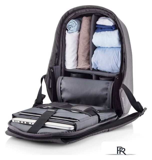 Городской рюкзак XD Design Bobby Hero Regular (серый) - Изображение №14 — Интернет-магазин ПроЗаказ