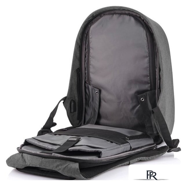 Городской рюкзак XD Design Bobby Hero Regular (серый) - Изображение №9 — Интернет-магазин ПроЗаказ