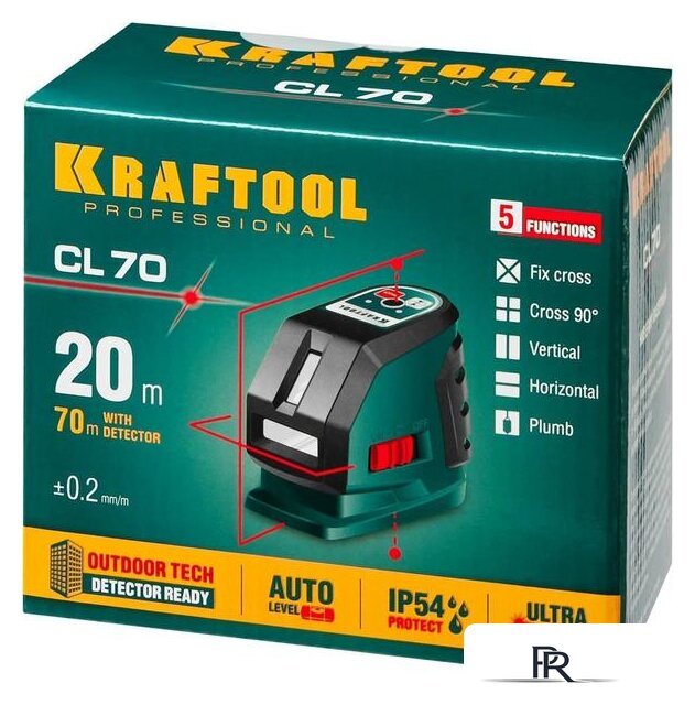 Лазерный нивелир KRAFTOOL CL-70-2 34660 - Изображение №10 — Интернет-магазин ПроЗаказ
