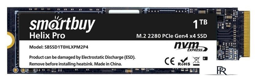 SSD SmartBuy Helix Pro 1TB SBSSD1T0HLXPM2P4 - Изображение №1 — Интернет-магазин ПроЗаказ