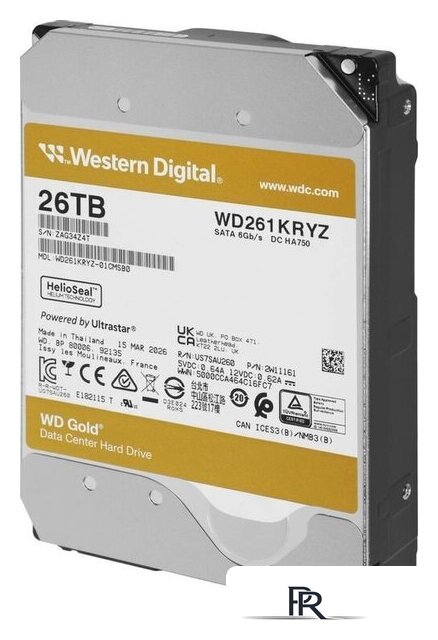 Жесткий диск WD Gold 26TB WD261KRYZ - Изображение №2 — Интернет-магазин ПроЗаказ