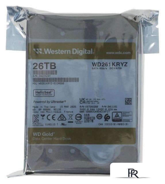 Жесткий диск WD Gold 26TB WD261KRYZ - Изображение №5 — Интернет-магазин ПроЗаказ