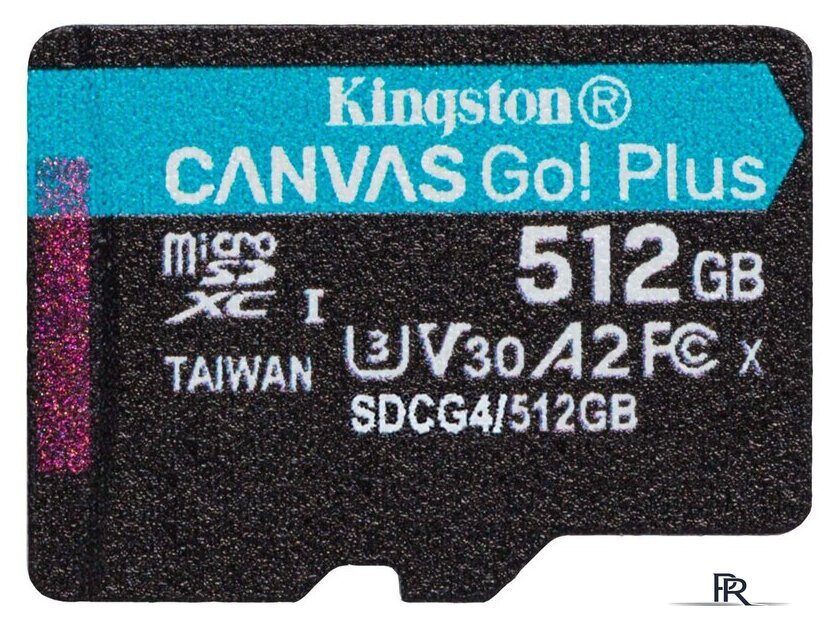 Карта памяти Kingston Canvas Go! Plus microSDXC 512GB SDCG4/512GBSP - Изображение №1 — Интернет-магазин ПроЗаказ
