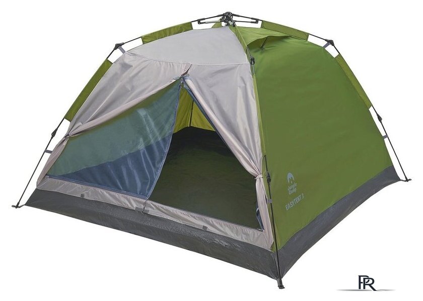 Треккинговая палатка Jungle Camp Easy Tent 2 (зеленый/серый) - Изображение №1 — Интернет-магазин ПроЗаказ