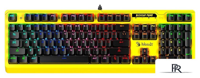 Клавиатура A4Tech Bloody B810RC (желтый) - Изображение №1 — Интернет-магазин ПроЗаказ