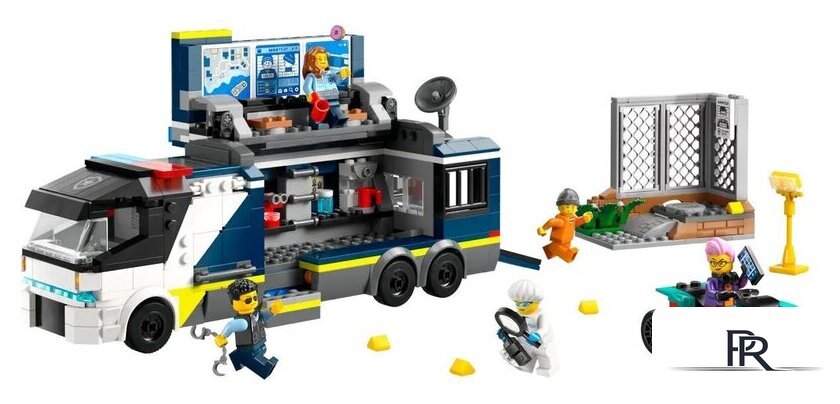 Конструктор LEGO City 60418 Полицейский мобильный грузовик для криминальной лаборатории - Изображение №3 — Интернет-магазин ПроЗаказ