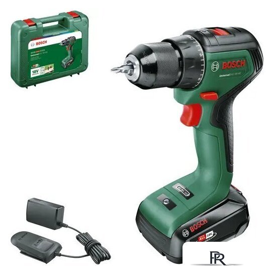 Дрель-шуруповерт Bosch UniversalDrill 18V-60 06039D7001 (с 1-им АКБ 2 Ач, кейс) - Изображение №1 — Интернет-магазин ПроЗаказ