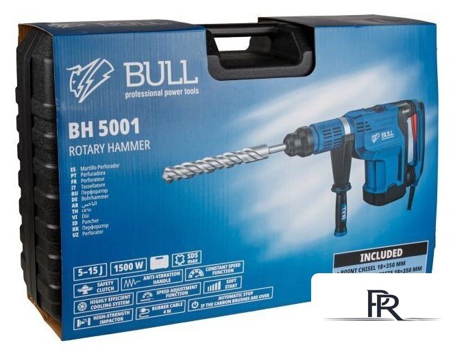 Перфоратор Bull BH 5001 1333955 - Изображение №12 — Интернет-магазин ПроЗаказ