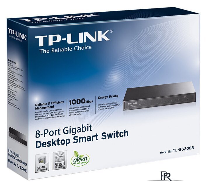 Управляемый коммутатор 2-го уровня TP-Link TL-SG2008 - Изображение №4 — Интернет-магазин ПроЗаказ