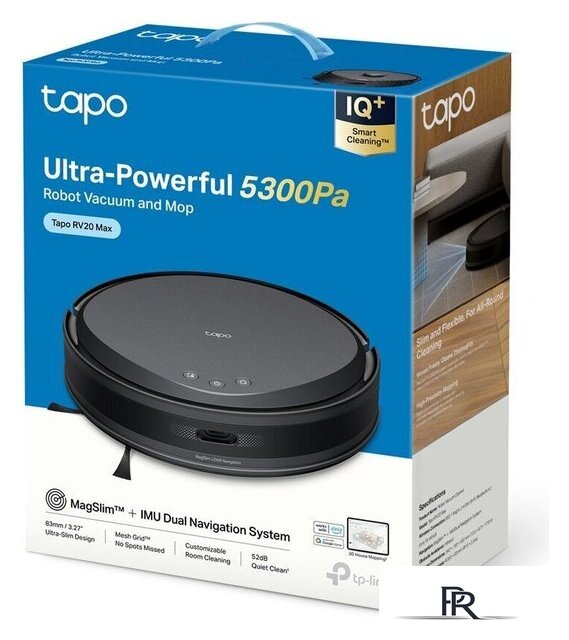 Робот-пылесос TP-Link Tapo RV20 Max (черный) - Изображение №10 — Интернет-магазин ПроЗаказ