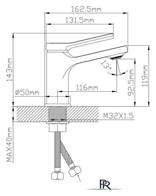 Смеситель Econoce D35 730 EC0730BL (черный) - Изображение №4 — Интернет-магазин ПроЗаказ