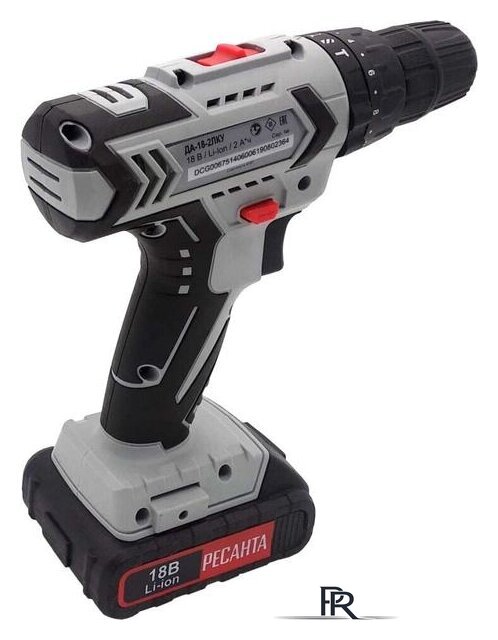 Ударная дрель-шуруповерт Ресанта ДА-18-2ЛК-У (с 2-мя АКБ, кейс) - Изображение №2 — Интернет-магазин ПроЗаказ