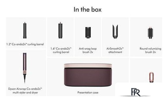 Фен-стайлер Dyson Airwrap Co-anda2x HS09 Straight+Wavy (евровилка, яшмовая слива) - Изображение №7 — Интернет-магазин ПроЗаказ