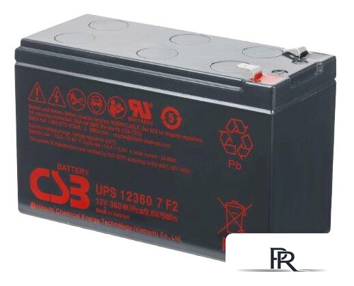 Аккумулятор для ИБП CSB Battery UPS123607 F2 (12В/7.5 А·ч) - Изображение №1 — Интернет-магазин ПроЗаказ