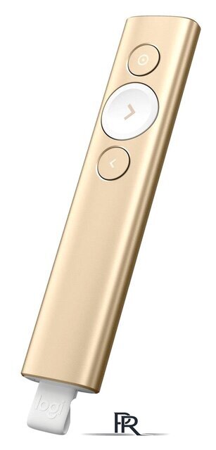 Пульт ДУ Logitech Spotlight (золотистый) - Изображение №4 — Интернет-магазин ПроЗаказ