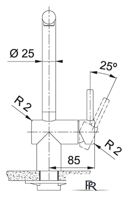 Смеситель Franke Atlas Neo поворотный излив (нержавеющая сталь) 115.0521.435 - Изображение №3 — Интернет-магазин ПроЗаказ