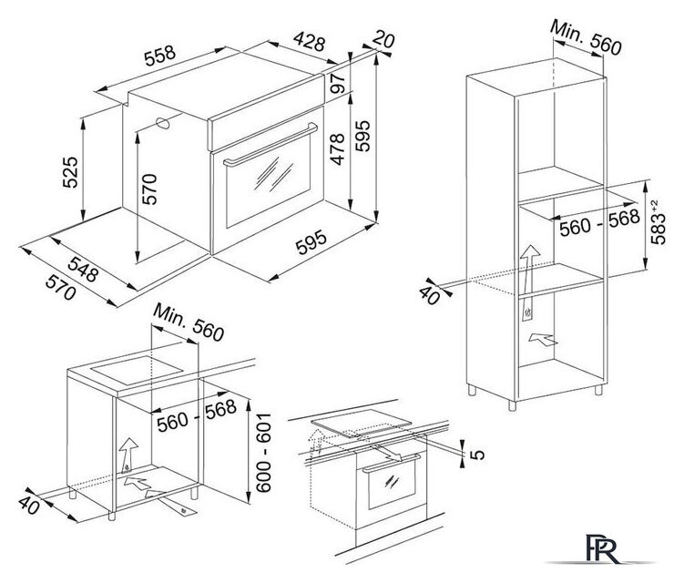 Электрический духовой шкаф Franke FSM 97 P XS - Изображение №3 — Интернет-магазин ПроЗаказ