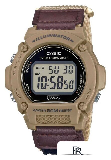 Наручные часы Casio Illuminator W-219HB-5A - Изображение №1 — Интернет-магазин ПроЗаказ