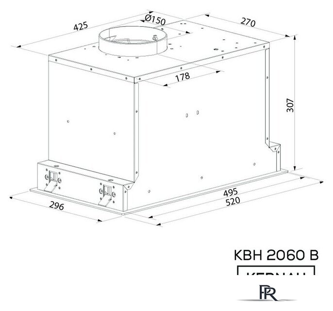 Кухонная вытяжка Kernau KBH 2060 B Glass - Изображение №3 — Интернет-магазин ПроЗаказ