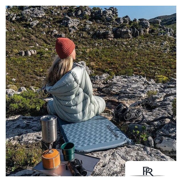 Самонадувающийся коврик Naturehike CNK2300DZ013 Ultralight Large 6976507665780 (голубой) - Изображение №3 — Интернет-магазин ПроЗаказ
