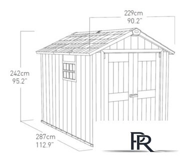  Keter Oakland 759 (2.29x2.87 м) - Изображение №6 — Интернет-магазин ПроЗаказ