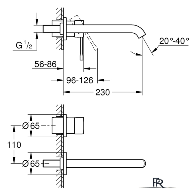 Смеситель Grohe Essence New 19967GN1 (холодный рассвет, матовый) - Изображение №2 — Интернет-магазин ПроЗаказ