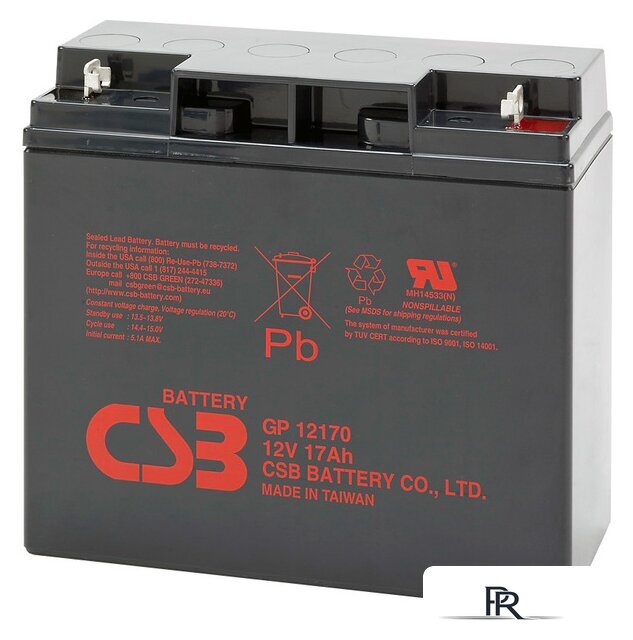 Аккумулятор для ИБП CSB Battery GP12170 (12В/17 А·ч) - Изображение №1 — Интернет-магазин ПроЗаказ