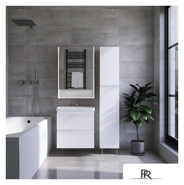  Viant Шкаф-пенал Мальта VMAL300BEL-PEN - Изображение №2 — Интернет-магазин ПроЗаказ