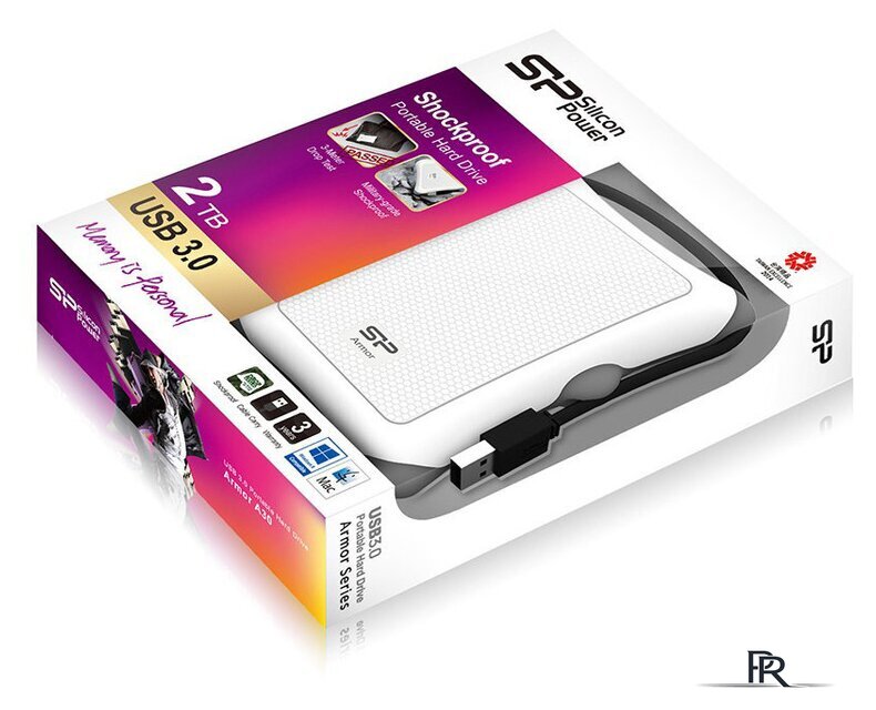 Внешний накопитель Silicon-Power Armor A30 2TB White (SP020TBPHDA30S3W) - Изображение №5 — Интернет-магазин ПроЗаказ