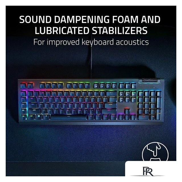 Клавиатура Razer BlackWidow V4 X (Razer Yellow, нет кириллицы) - Изображение №13 — Интернет-магазин ПроЗаказ