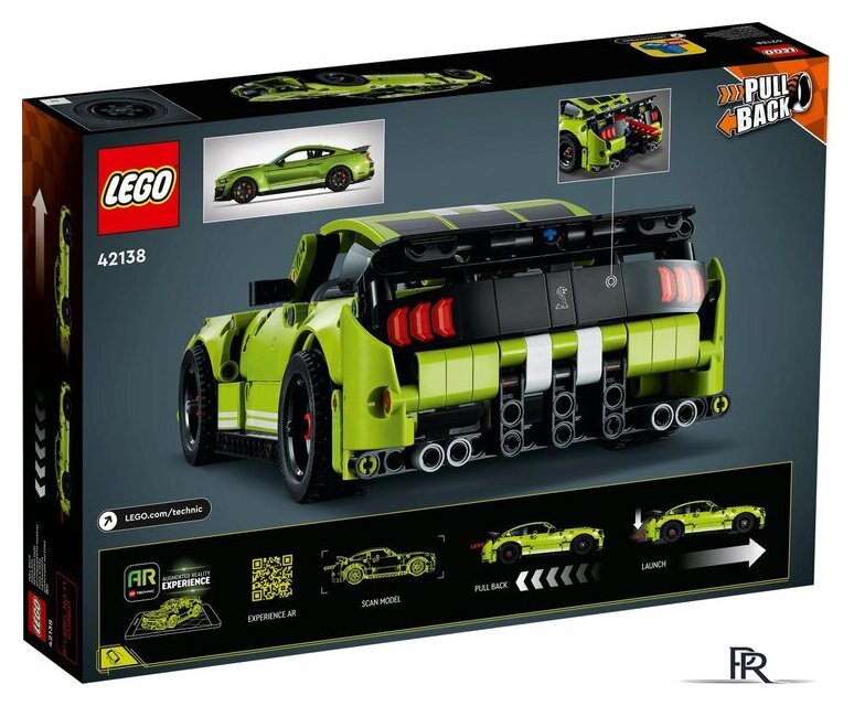 Конструктор LEGO Technic 42138 Ford Mustang Shelby GT500 - Изображение №2 — Интернет-магазин ПроЗаказ