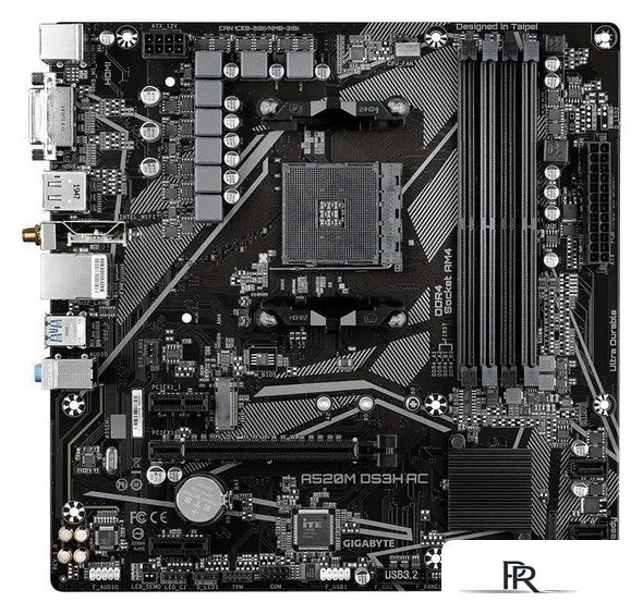 Материнская плата Gigabyte A520M DS3H AC (rev. 1.4) - Изображение №1 — Интернет-магазин ПроЗаказ