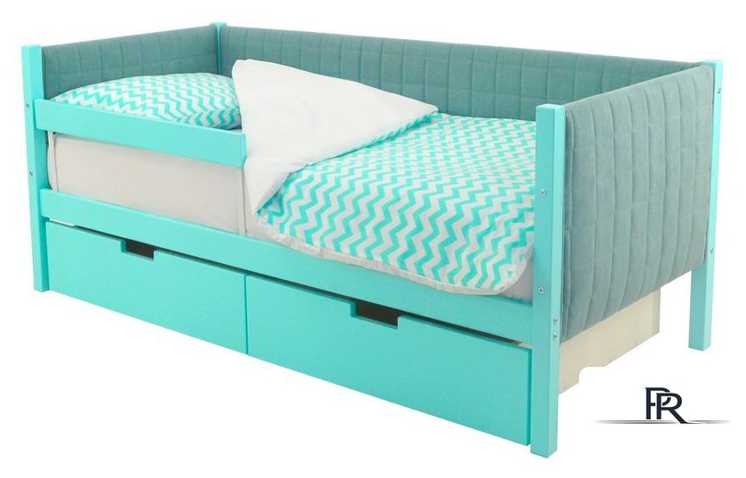 Кровать-тахта Бельмарко Svogen мягкий 00738 160x70 (мятный) - Изображение №6 — Интернет-магазин ПроЗаказ