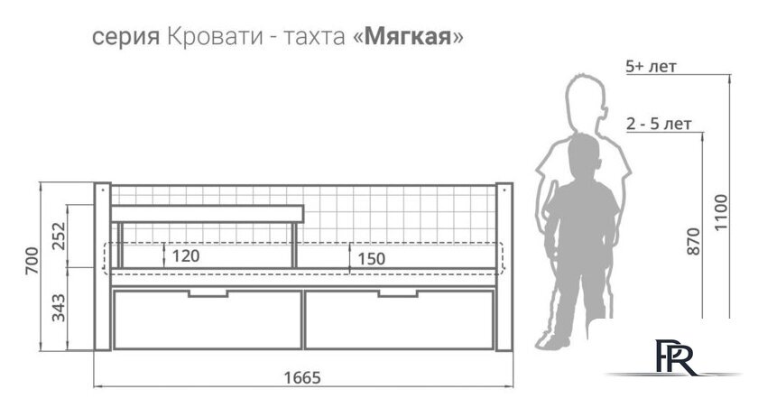 Кровать-тахта Бельмарко Svogen мягкий 00738 160x70 (мятный) - Изображение №7 — Интернет-магазин ПроЗаказ
