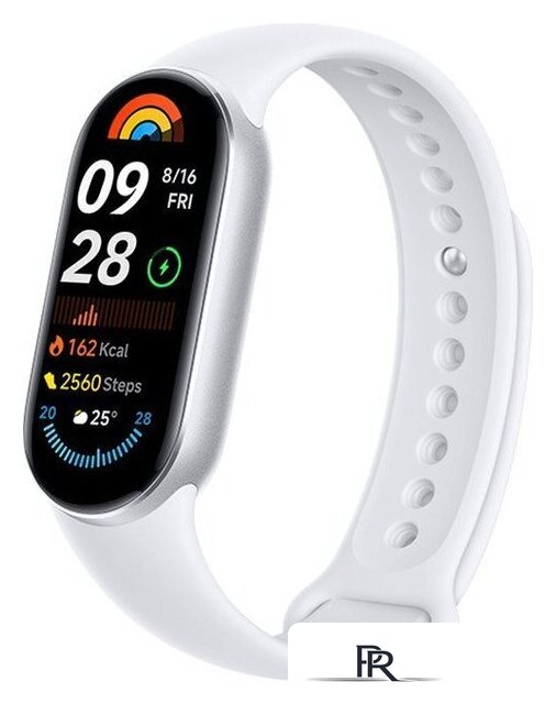 Фитнес-браслет Xiaomi Smart Band 9 (серебристый, со светло-серым силиконовым ремешком, международная версия) - Изображение №1 — Интернет-магазин ПроЗаказ