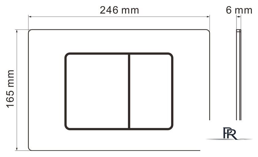 Унитаз подвесной Roxen Cube Bidet One Rimless 6 в 1 StounFix Dual Fresh 623444 (оружейная сталь/металл) - Изображение №23 — Интернет-магазин ПроЗаказ