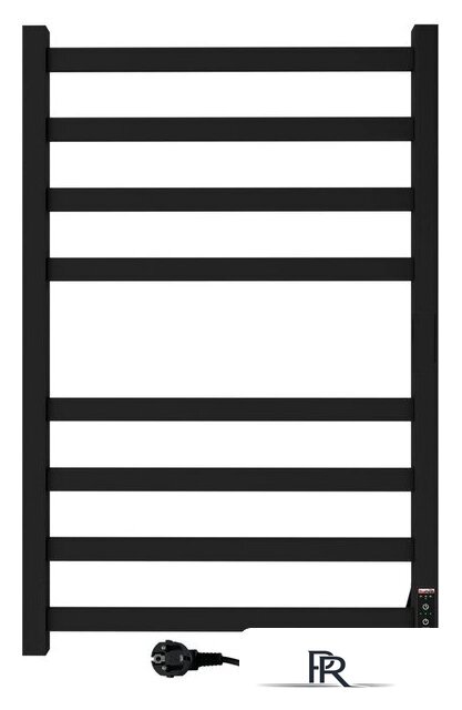 Полотенцесушитель ProHeat Quadro 50x80 (термостат + таймер, черный муар) - Изображение №1 — Интернет-магазин ПроЗаказ