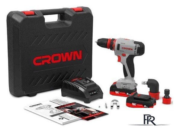 Дрель-шуруповерт Crown CT21081HQ-2 BMC (с 2-мя АКБ, кейс) - Изображение №2 — Интернет-магазин ПроЗаказ