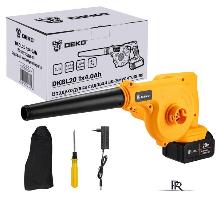 Ручная воздуходувка Deko DKBL20 063-4312 (с 1-им АКБ) - Изображение №1 — Интернет-магазин ПроЗаказ