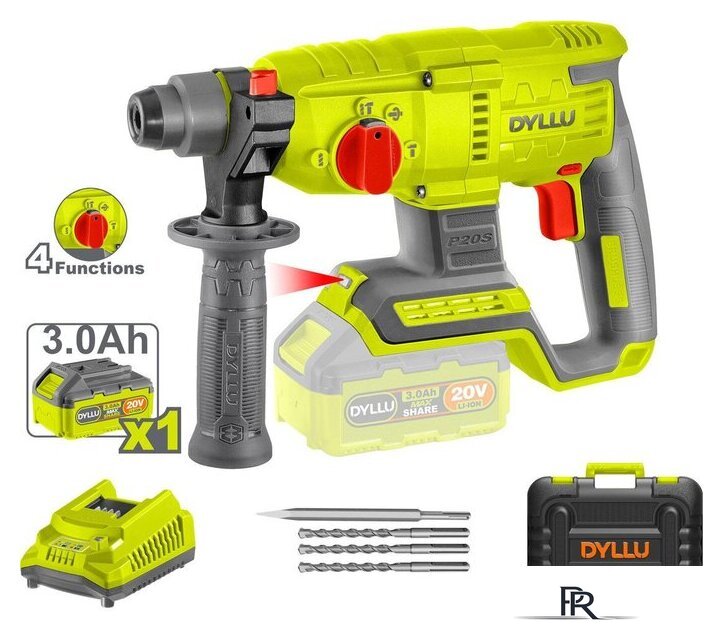 Перфоратор Dyllu DTLM1522 (с 1-им АКБ 3 Ач, кейс) - Изображение №1 — Интернет-магазин ПроЗаказ