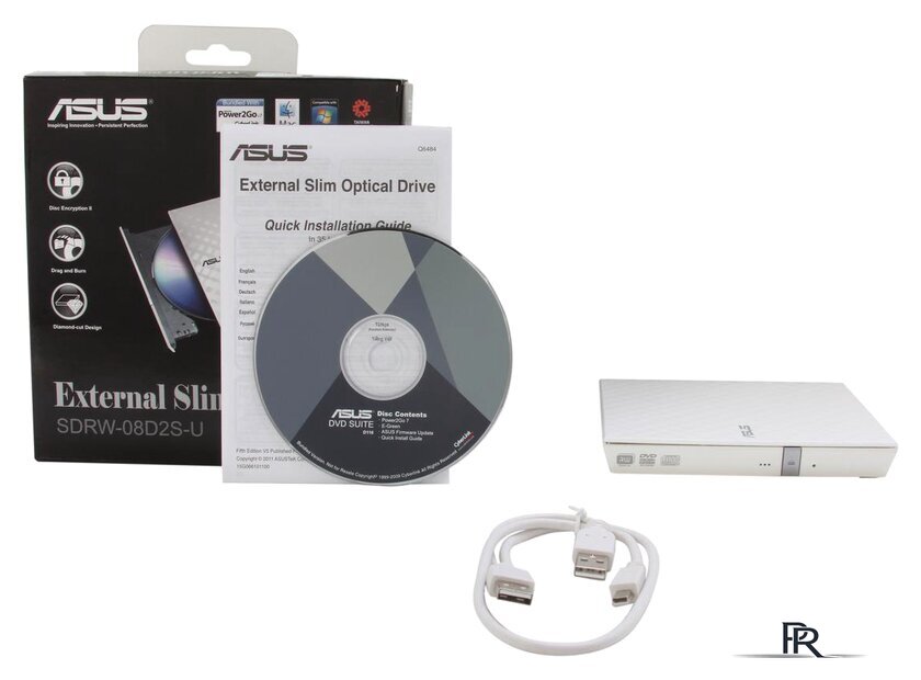 Оптический привод ASUS SDRW-08D2S-U Lite (белый) - Изображение №6 — Интернет-магазин ПроЗаказ