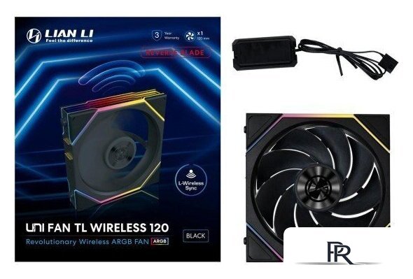 Вентилятор для корпуса Lian Li Uni Fan TL 120 Wireless Reverse 12RTL1W1B G99.12RTL1W1B.R0 - Изображение №7 — Интернет-магазин ПроЗаказ