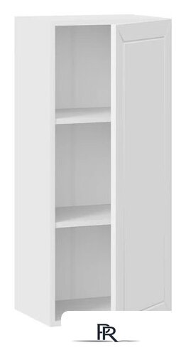 Шкаф навесной Трия Лорас 1ВВ4 с одной дверью (белый/холст белый) - Изображение №2 — Интернет-магазин ПроЗаказ