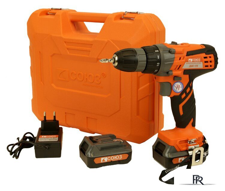Дрель-шуруповерт Союз ДШС-12К (с 2-мя АКБ, кейс) - Изображение №1 — Интернет-магазин ПроЗаказ