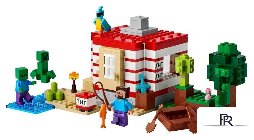 Конструктор LEGO Minecraft Дом в джунглях из TNT 21275 - Изображение №2 — Интернет-магазин ПроЗаказ