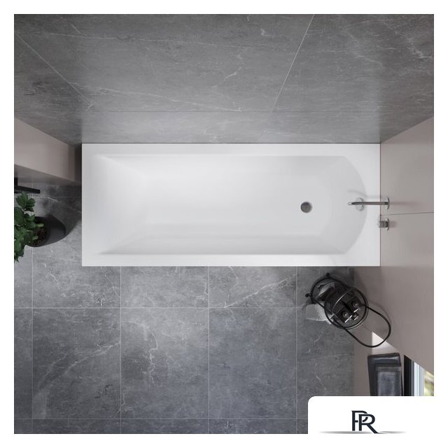 Ванна Lauter Amelia 140 21204040 (с ножками и сифоном 21Y11030 хром) - Изображение №10 — Интернет-магазин ПроЗаказ