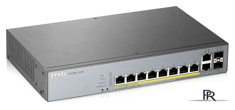 Управляемый коммутатор 2-го уровня Zyxel GS1350-12HP - Изображение №3 — Интернет-магазин ПроЗаказ