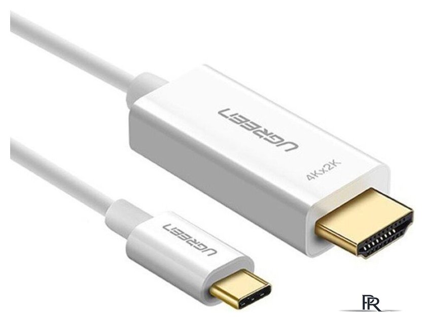 Кабель Ugreen MM121 HDMI - USB Type-C (1.5 м, белый) - Изображение №1 — Интернет-магазин ПроЗаказ