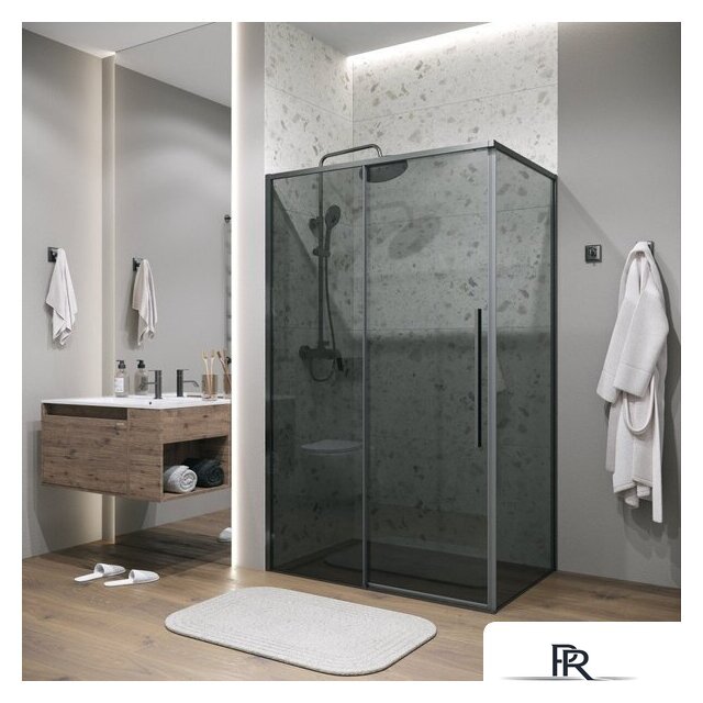 Душевой уголок Grossman Galaxy 100x90x195 120.K33.01.1090.42.10 (графит сатин/стекло тонированное) - Изображение №6 — Интернет-магазин ПроЗаказ